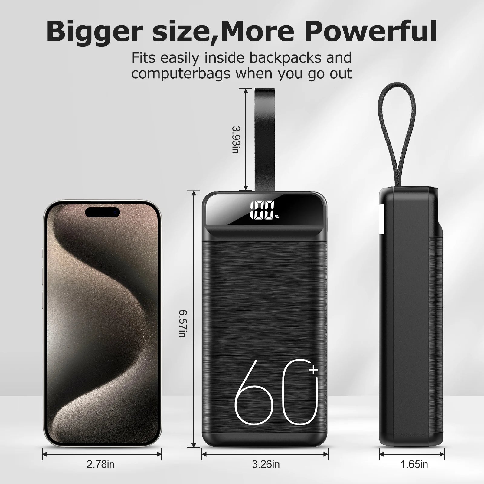 USA STOCK PD 22.5W Power Bank 36000mah 60000mah Outdoor Power Bank Portable Power Station