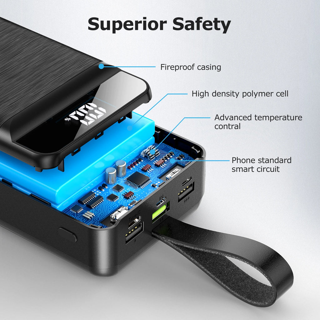 USA STOCK PD 22.5W Power Bank 36000mah 60000mah Outdoor Power Bank Portable Power Station