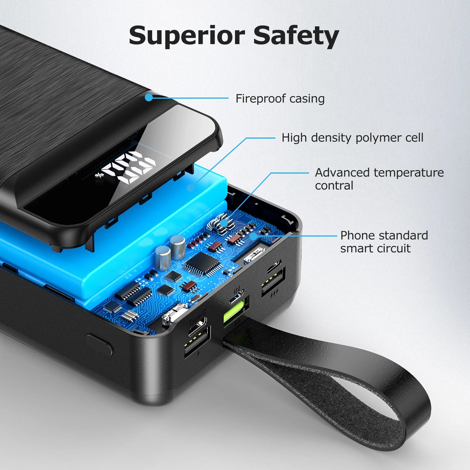 USA STOCK PD 22.5W Power Bank 36000mah 60000mah Outdoor Power Bank Portable Power Station
