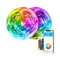 50-130ft LED Strip Lights RGB with Remote 24V