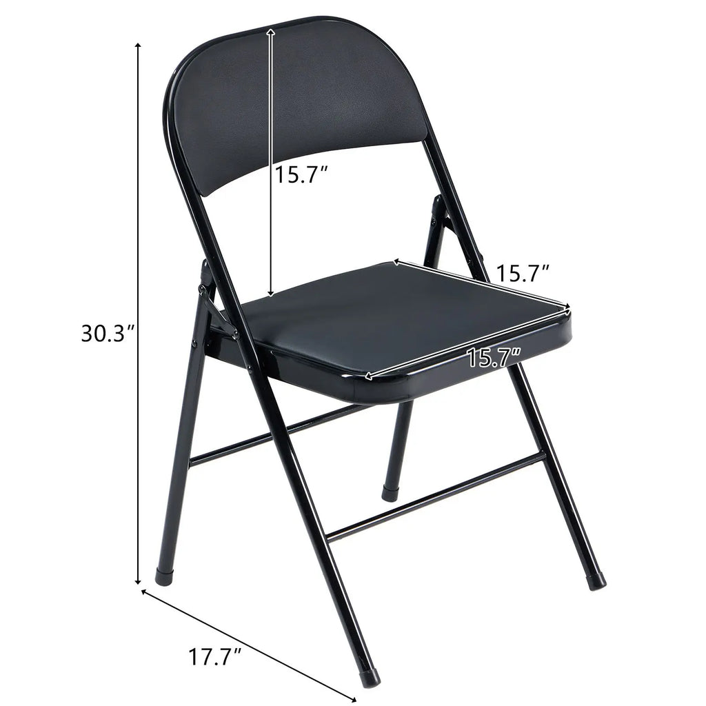 Party Chair Black 6pcs