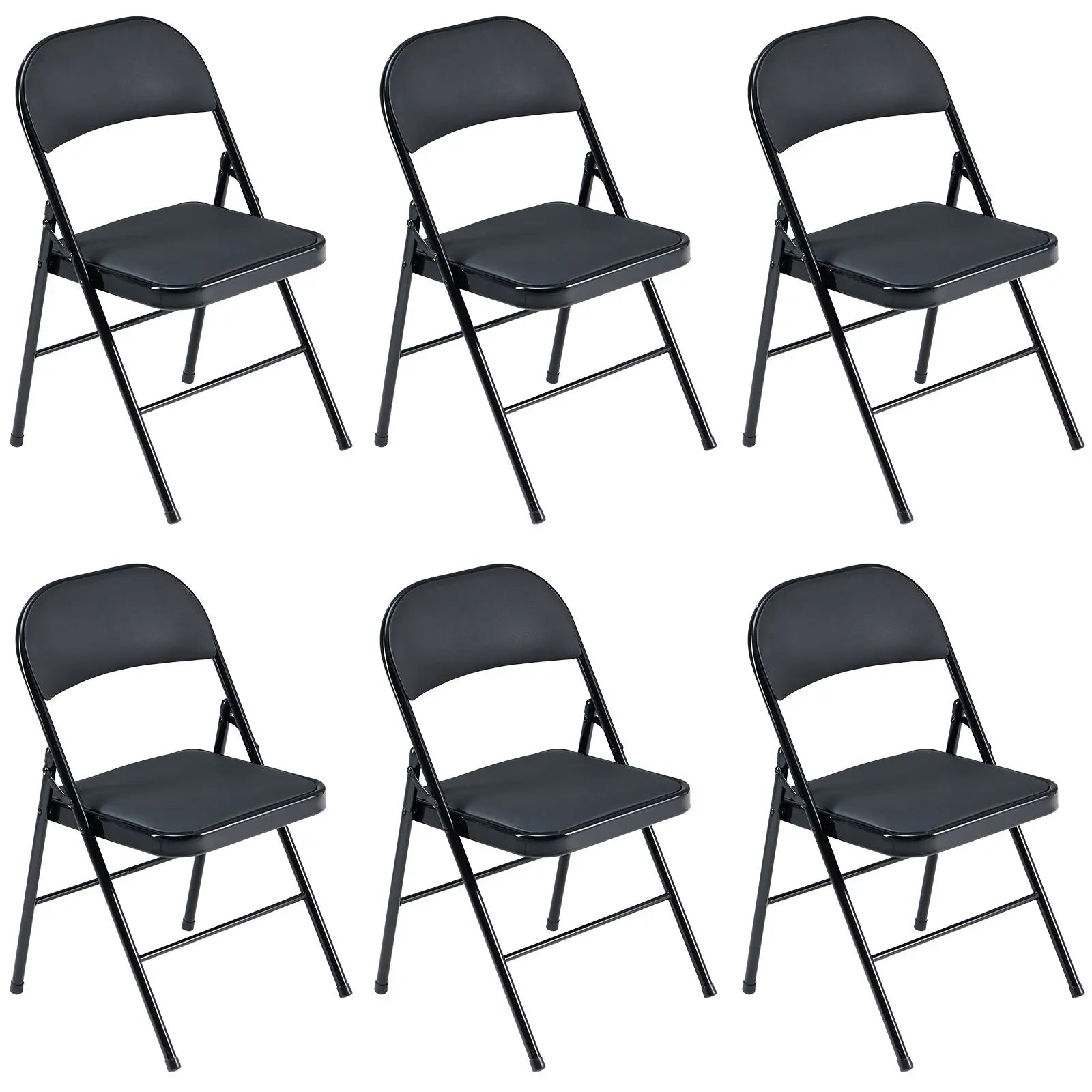 Party Chair Black 6pcs